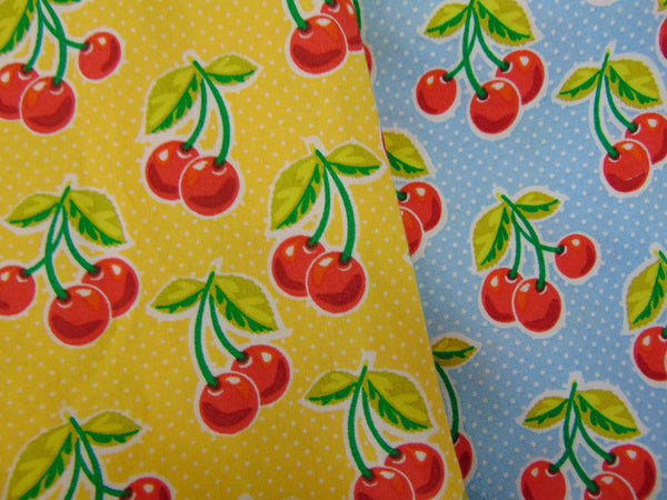 Cherries Jubilee Dress-Yellow
