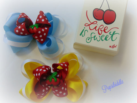 Made to Match Cherries Jubilee Bows